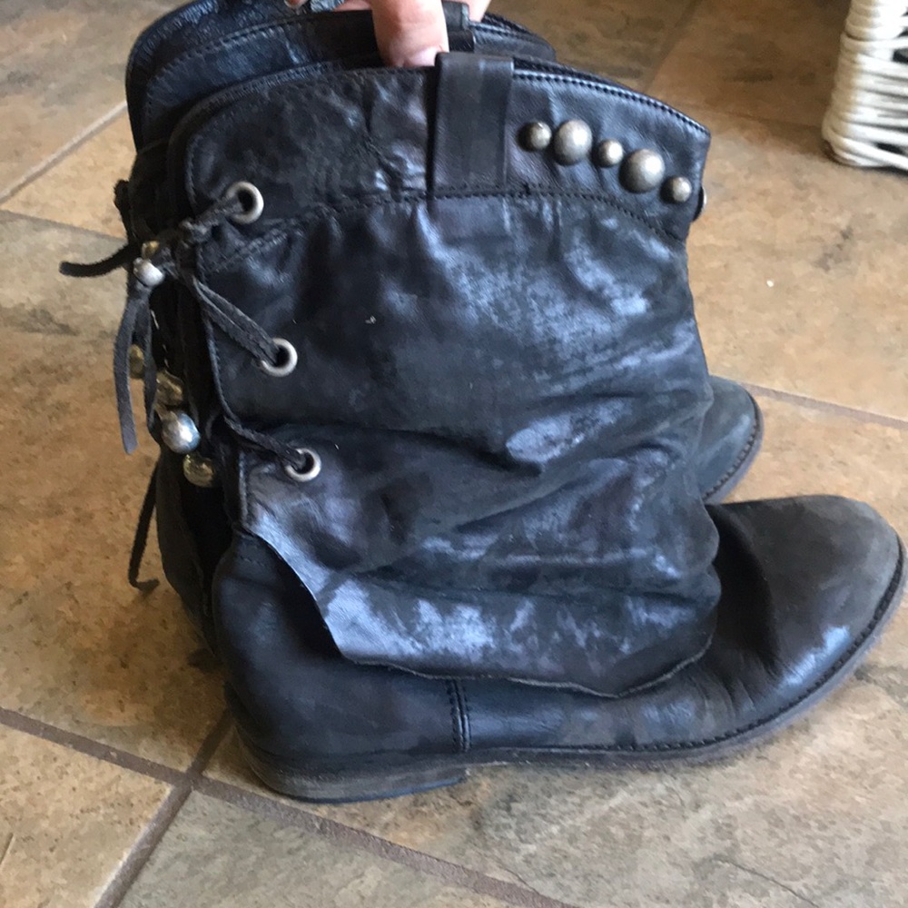 Free people size 39 EU Leather boots